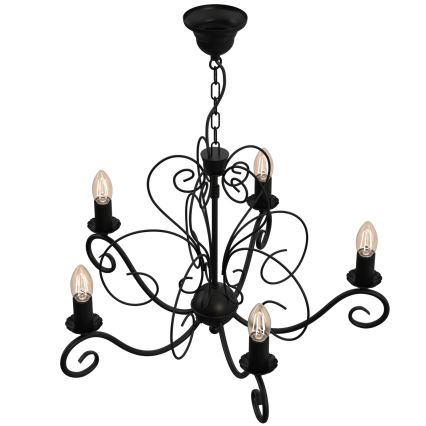 Láncos csillár MAURO 5xE14/60W/230V