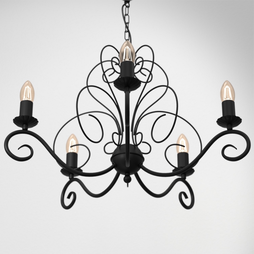 Láncos csillár MAURO 5xE14/60W/230V