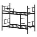 MAVEN fém emeletes ágy 90x200 cm fekete teherbírás: 2×100 kg