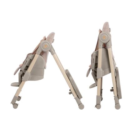 Maxi-Cosi - Gyermek étkezőszék MINLA PLUS bézs/rózsaszín