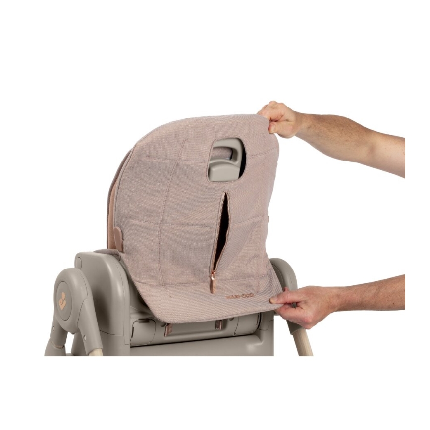 Maxi-Cosi - Gyermek étkezőszék MINLA PLUS bézs/rózsaszín