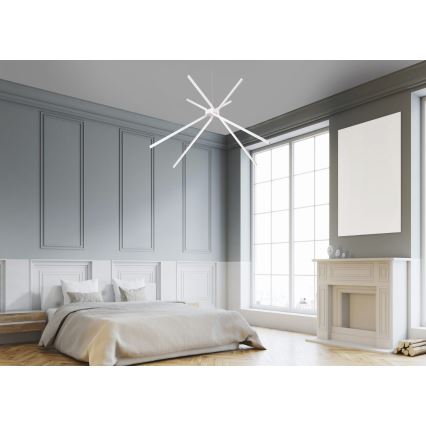 MAXLIGHT P0270 - LED Csillár zsinóron PÓK LED/33W/230V fehér