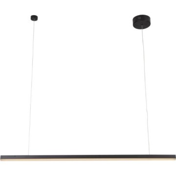 MAXLIGHT P0310 - LED Csillár zsinóron TRIO LED/12W/230V fekete