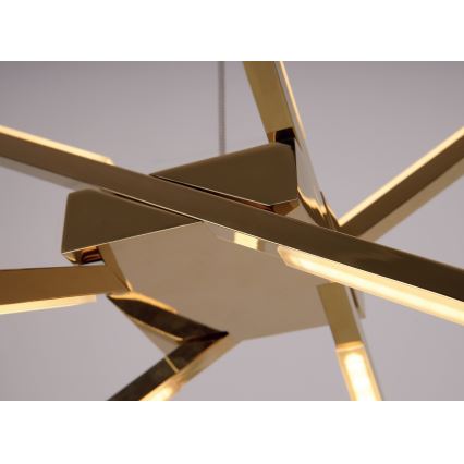 MAXLIGHT P0457 - LED Csillár zsinóron PÓK LED/33W/230V arany