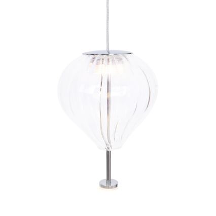 MAXLIGHT P0527 - LED Csillár zsinóron PALLONCINI 2xLED/3W/230V átm. 12 cm átlátszó