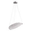MAXLIGHT P0636D - EMPIRE LED kábelen függesztett csillár LED/17W/230V, fényes króm