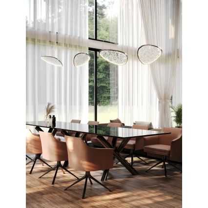 MAXLIGHT P0636D - EMPIRE LED kábelen függesztett csillár LED/17W/230V, fényes króm
