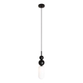 MAXLIGHT P0641 - NOVA zsinóros függeszték 1xG9/12W/230V átm. 12 cm fekete