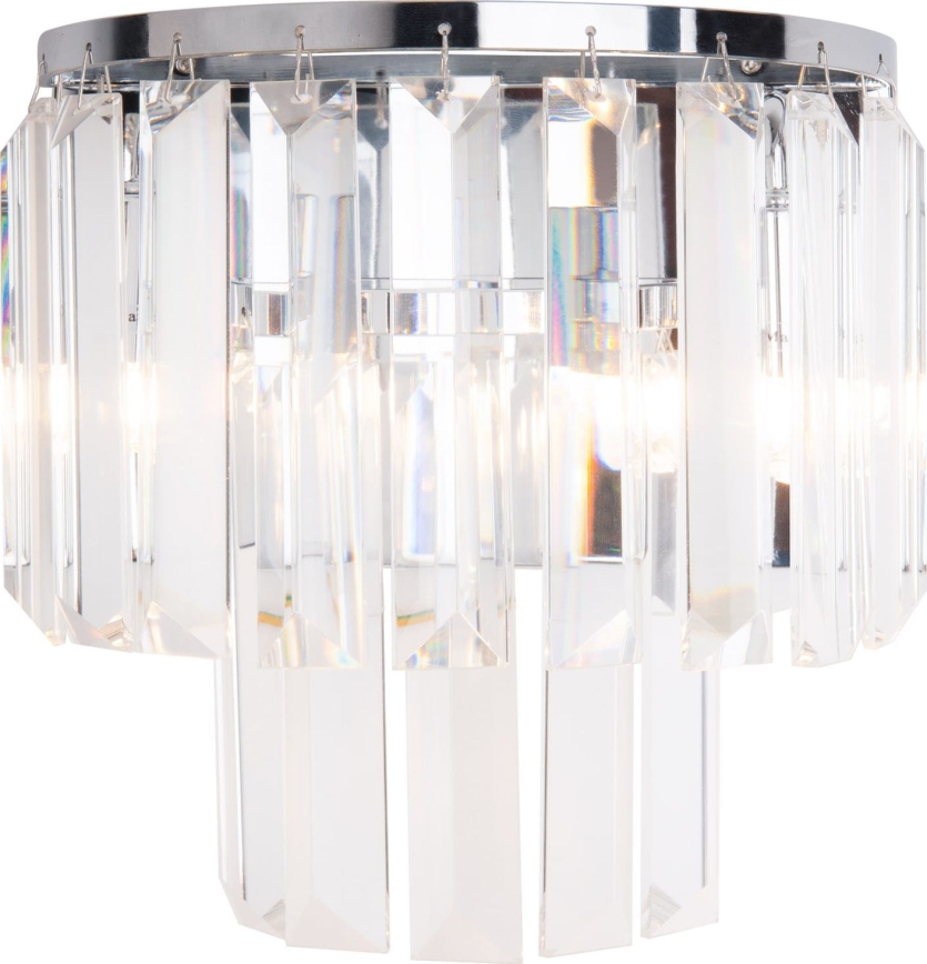 MAXLIGHT W0209 - Fali lámpa MONACO 2xG9/40W/230V fényezett króm