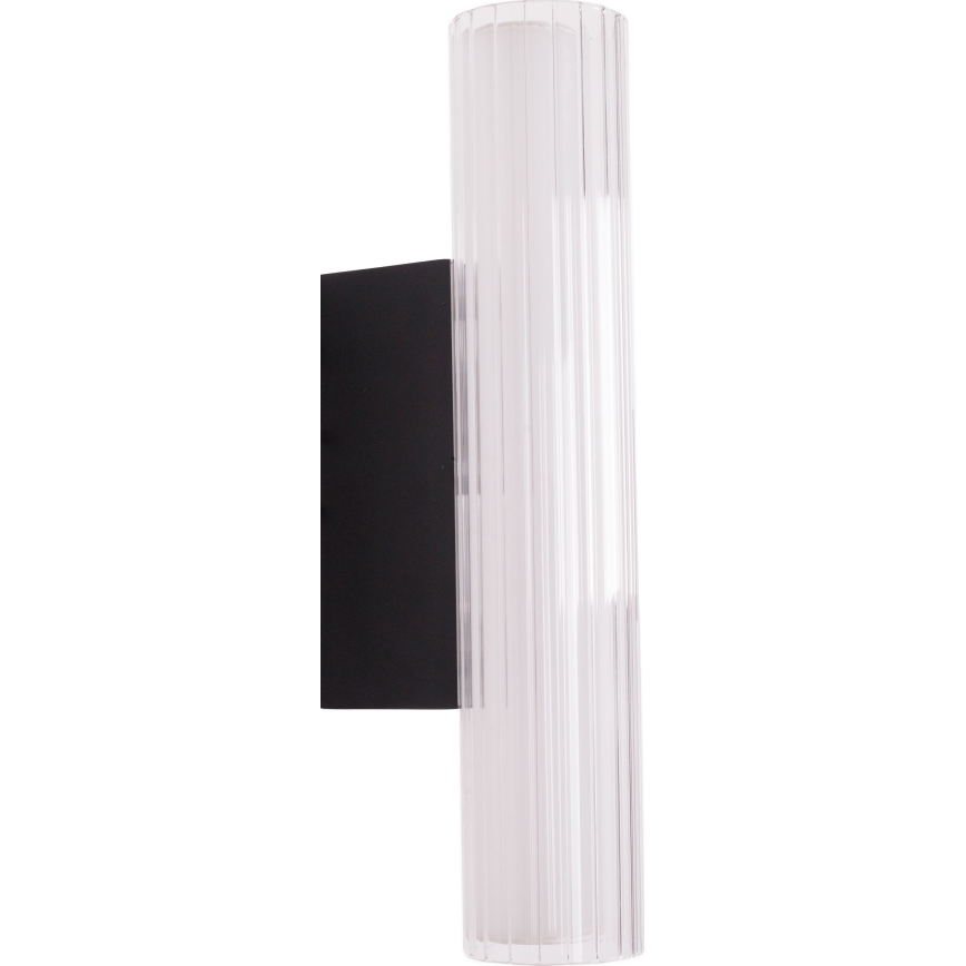 MAXLIGHT W0363 - LED Fürdőszobai fali lámpa FAYETTE LED/6W/230V 31 cm IP44 fekete