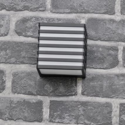 LED Kültéri fali lámpa MAXWELL LED/10W/230V IP54 antracit