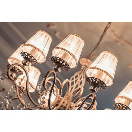 Maytoni ARM247-10-G - Csillár láncon GRACE 10xE14/40W/230V