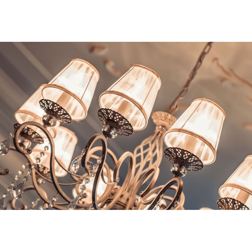 Maytoni ARM247-10-G - Csillár láncon GRACE 10xE14/40W/230V