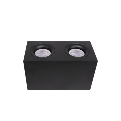 Maytoni C013CL-02B - Spotlámpa SLIM 2xGU10/50W/230V fekete