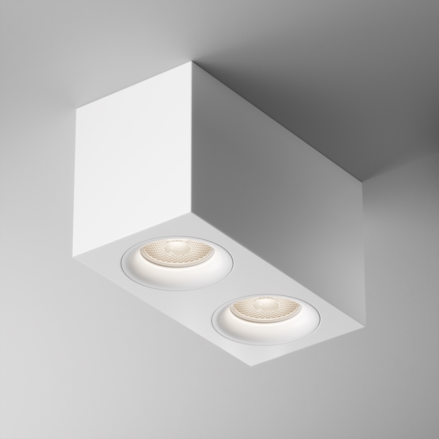 Maytoni C013CL-02W - Spotlámpa SLIM 2xGU10/50W/230V fehér