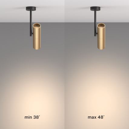 Maytoni C020CL-01GB - Spotlámpa ELTI 1xGU10/50W/230V arany