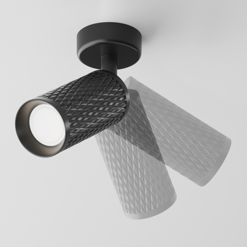 Maytoni C034CL-01B - FOCUS spotlámpa 1xGU10/10W/230V fekete