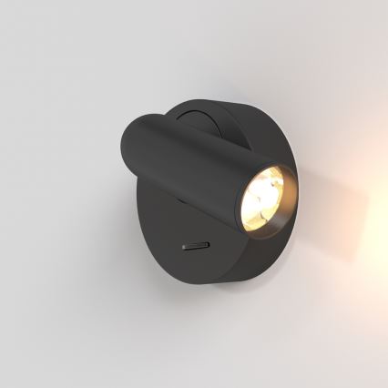 Maytoni C038WL-L3B3K - LED Fali lámpa MIRAX LED/3W/230V 3000K fekete
