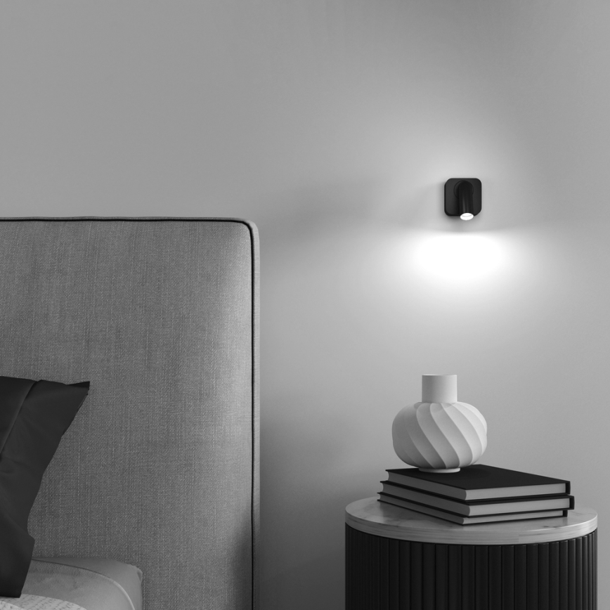 Maytoni C039WL-L3B3K - LED Fali spotlámpa MIRAX LED/3W/230V fekete