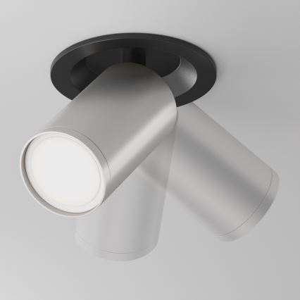 Maytoni C048CL-U-1BS - Beépíthető spotlámpa FOCUS 1xGU10/10W/230V matt króm