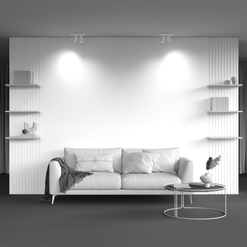 Maytoni C051CL-U-2W - FOCUS 2xGU10/10W/230V spotlámpa, fehér