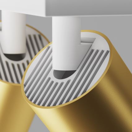 Maytoni C051CL-U-2WMG - Spotlámpa FOCUS 2xGU10/10W/230V arany/fehér