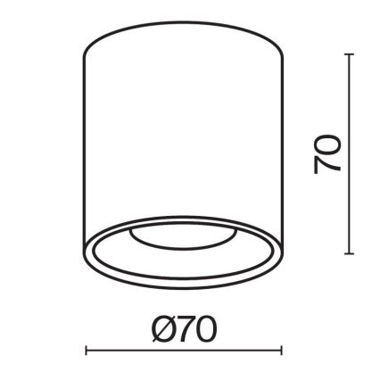 Maytoni C064CL-L12B4K - LED Spotlámpa ALFA LED/12W/230V CRI 90 fekete