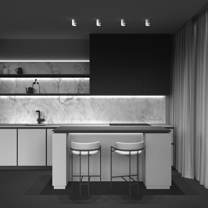 Maytoni C085CL-9W3K-W - LED Spotlámpa ORLO LED/9W/230V CRI 90 3000K fehér