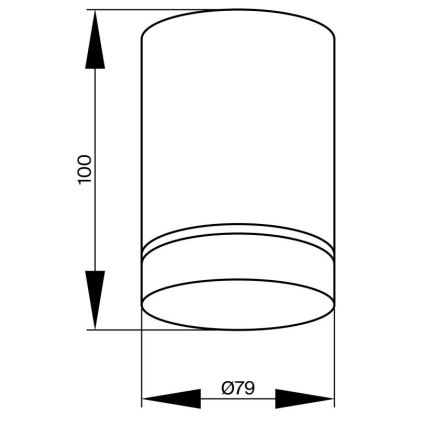 Maytoni C085CL-9W4K-B - LED Spotlámpa ORLO LED/9W/230V CRI 90 4000K fekete