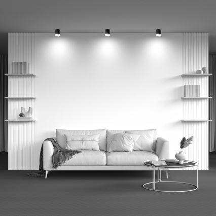 Maytoni C086CM-GX53-MRD-BG - Spotlámpa HOOP 1xGX53/15W/230V fekete/arany