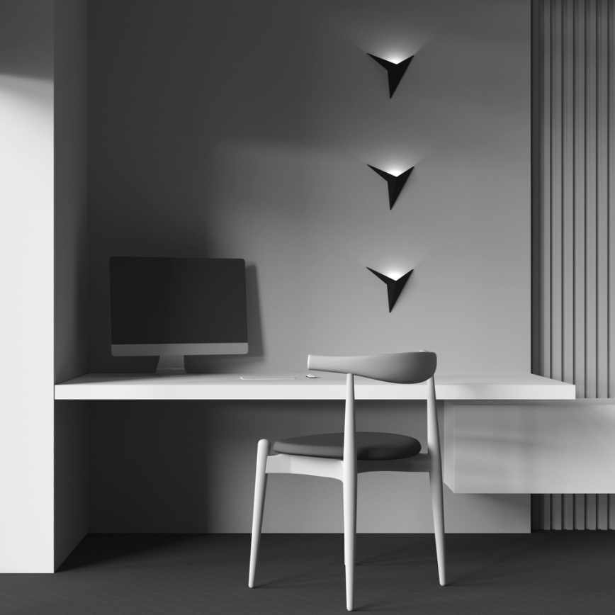 Maytoni C808WL-L3B - LED Fali lámpa TRAME LED/3W/230V fekete