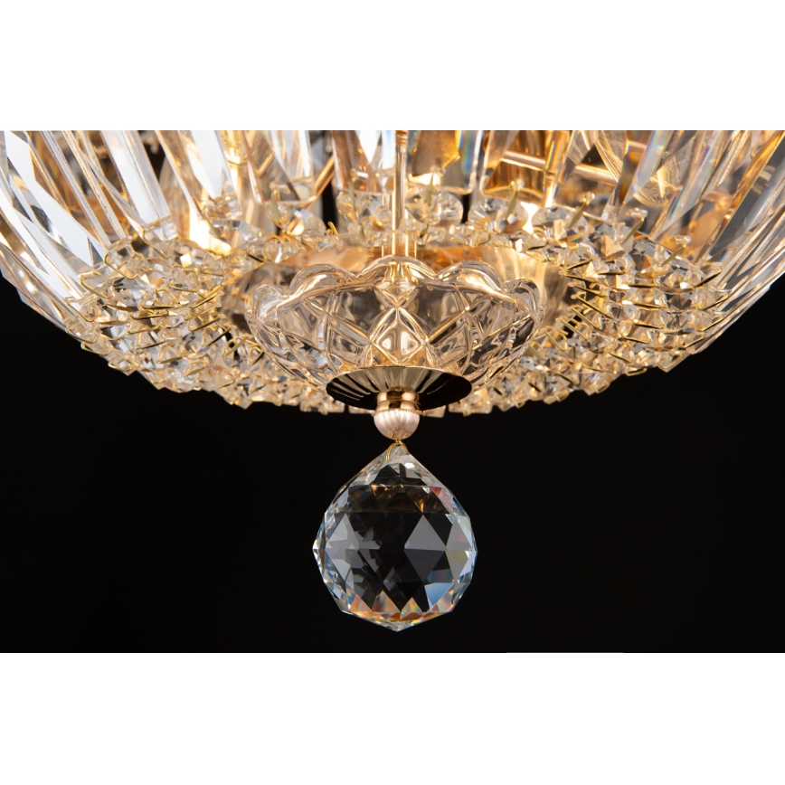 Maytoni DIA100-CL-12-G - Mennyezeti lámpa BASFOR 12xE14/60W/230V arany