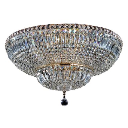 Maytoni DIA100-CL-16-G - Mennyezeti lámpa BASFOR 16xE14/60W/230V arany