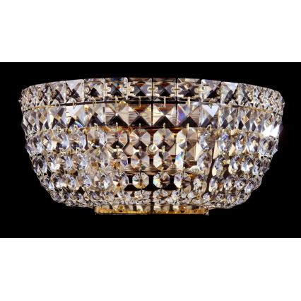 Maytoni DIA100-WL-02-G - Fali lámpa BASFOR 2xE14/60W/230V arany