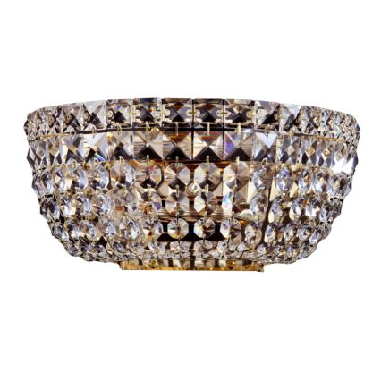 Maytoni DIA100-WL-02-G - Fali lámpa BASFOR 2xE14/60W/230V arany