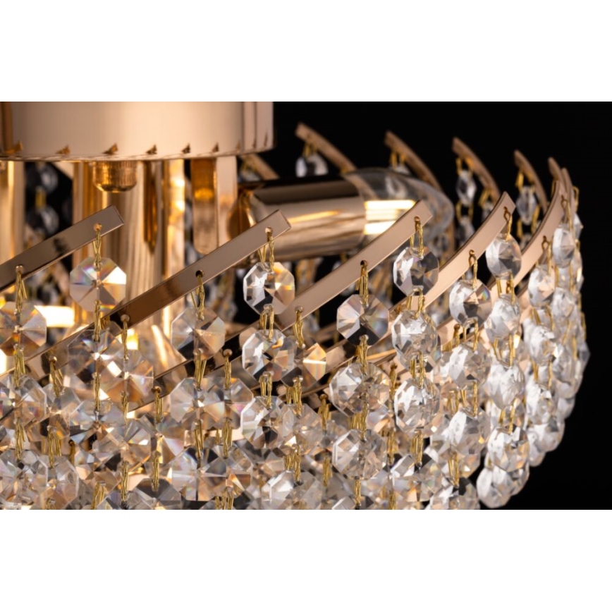 Maytoni DIA120-06-G - Mennyezeti lámpa KAROLINA 6xE14/40W/230V