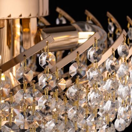 Maytoni DIA120-06-G - Mennyezeti lámpa KAROLINA 6xE14/40W/230V