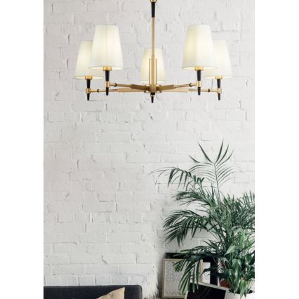 Maytoni H001CL-05BS - Felületre szerelhető csillár ZARAGOZA 5xE14/40W/230V
