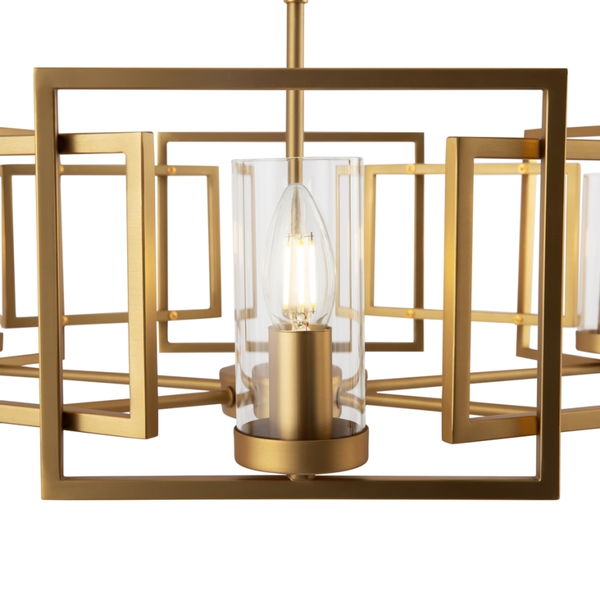 Maytoni H009PL-06G - Csillár láncon BOWI 6xE14/40W/230V