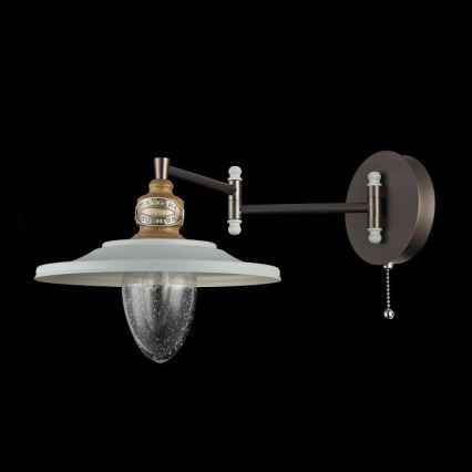 Fali lámpa SENNA 1xE14/60W/230V barna-kékkel