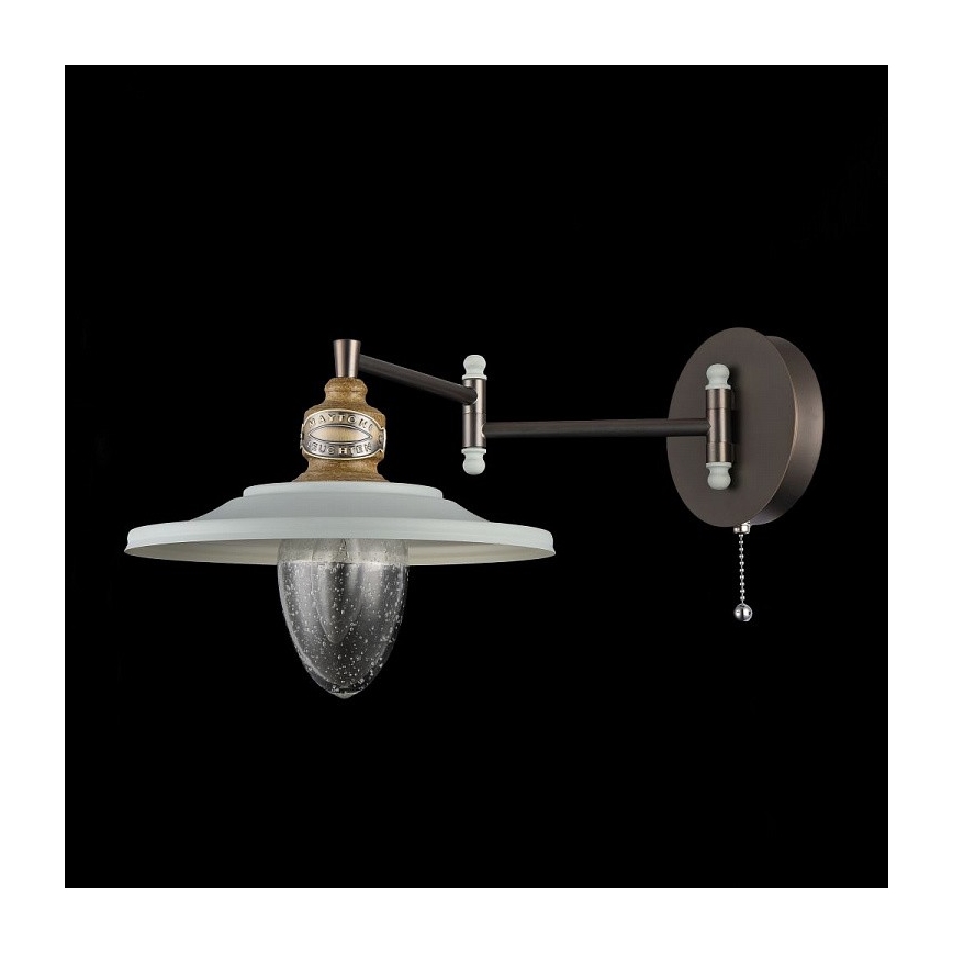 Fali lámpa SENNA 1xE14/60W/230V barna-kékkel