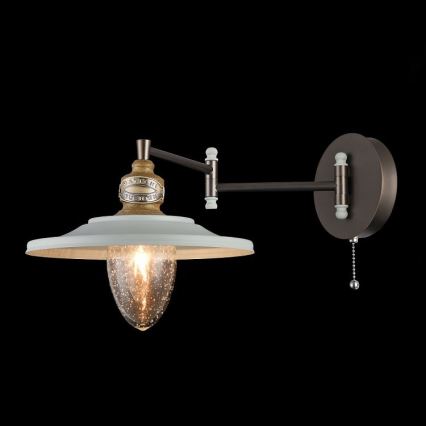 Fali lámpa SENNA 1xE14/60W/230V barna-kékkel