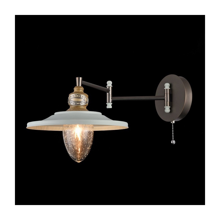 Fali lámpa SENNA 1xE14/60W/230V barna-kékkel