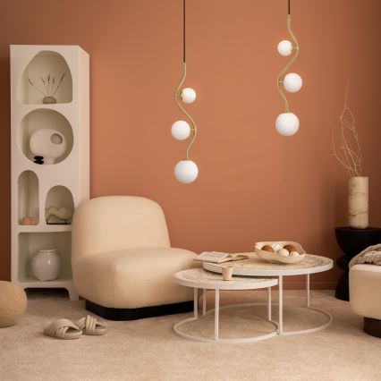 Maytoni MOD059PL-03G - Csillár zsinóron UVA 3xG9/28W/230V