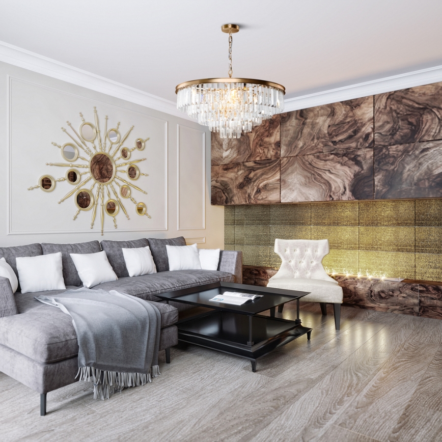 Maytoni MOD085PL-12BS - Csillár láncon REVERO 12xE14/40W/230V