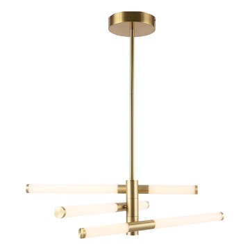 Maytoni MOD106PL-L28G3K - AXIS LED rúdra szerelt csillár, LED/28W/230V, arany