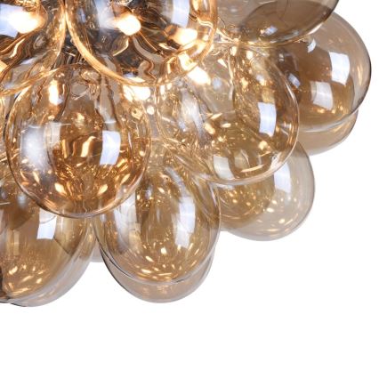 Maytoni MOD112CL-08G - Mennyezeti lámpa BALBO 8xG9/28W/230V arany/króm