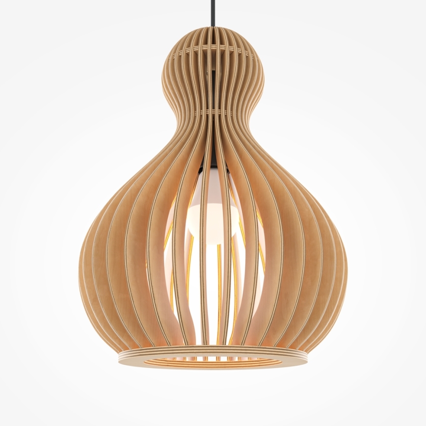 Maytoni MOD192PL-01W1 - Csillár zsinóron ROOTS 1xE27/40W/230V átm. 30 cm bézs