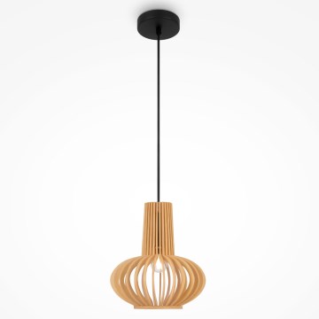 Maytoni MOD193PL-01W - Csillár zsinóron ROOTS 1xE27/40W/230V átm. 22,5 cm bézs