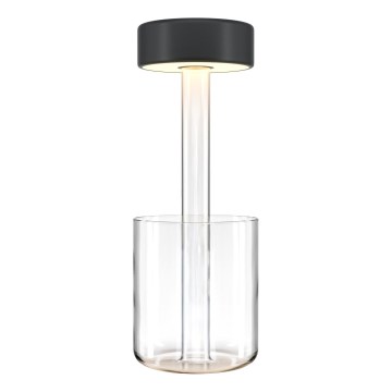 Maytoni MOD229TL-L3B3K1 - LED állítható fényerejű, tölthető, hordozható asztali lámpa LED/3W/5V 2200-4000K 2000 mAh fekete/tiszta